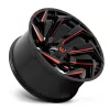   Alumínium felni 20x9 ET20 5x114.3/5x127 D755 Reaction Gloss Black/Red Tint Fuel
