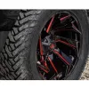   Alumínium felni 20x9 ET20 5x114.3/5x127 D755 Reaction Gloss Black/Red Tint Fuel