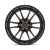  Alloy Wheel 22x10 ET-18 6x139.7 D762 Clash Matte Black Double Dark Tint Fuel