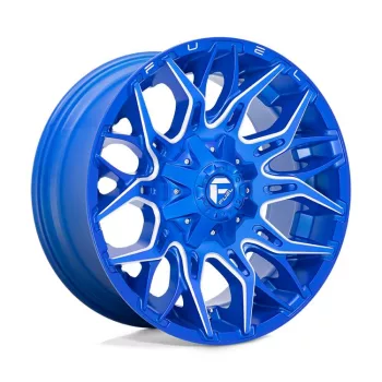   Alumínium felni 20x10 ET-18 8x165.1 D770 Twitch Anodized Blue Milled Fuel