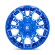 Alumínium felni 20x10 ET-18 8x165.1 D770 Twitch Anodized Blue Milled Fuel