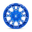 Alumínium felni 20x10 ET-18 6x135/6x139,7 D770 Twitch Anodized Blue Milled Fuel