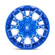 Alloy Wheel 22x10 ET-18 6x135/6x139.7 D770 Twitch Anodized Blue Milled Fuel