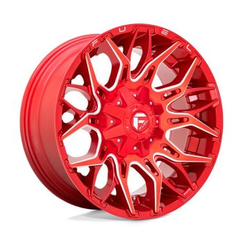   Alumínium felni 20x9 ET1 6x135/6x139,7 D771 Twitch Candy RED Milled Fuel