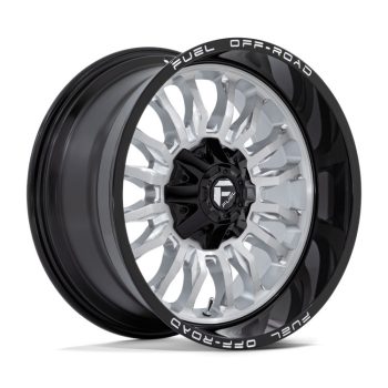   Alloy Wheel 20x10 ET-18 6x135/6x139.7 D798 ARC Silver Brushed Face W/ Milled Black LIP Fuel