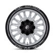Alloy Wheel 20x10 ET-18 6x135/6x139.7 D798 ARC Silver Brushed Face W/ Milled Black LIP Fuel