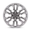   Alumínium felni 20x10 ET-18 6x139,7 D806 Flame Platinum Fuel