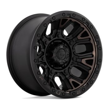   Alumínium felni 17x9 ET1 5x127 D824 Traction Matte Black W/ Double Dark Tint Fuel