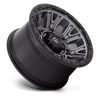   Alumínium felni 20x9 ET1 5x127 D825 Traction Matte Gunmetal W/ Black Ring Fuel
