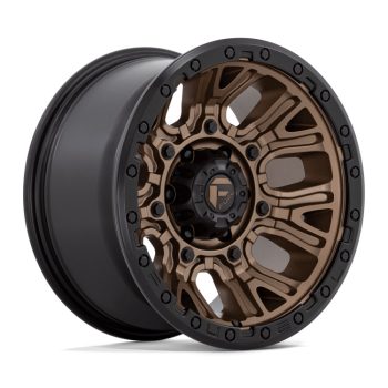  Alumínium felni 17x9 ET-12 5x127 D826 Traction Matte Bronze W/ Black Ring Fuel