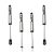Fox Performance 2.0 IFP Lift 1-2,5" shock absorbers kit - Toyota Land Cruiser J8 90-97, Land Cruiser J105 98-07