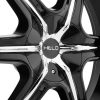  Alumínium felni 22x9 ET10 6x120/6x139,7 HE891 Gloss Black Helo