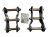 Clemă spate unghiulară cu ungere Ore4x4 ridicată 5cm Ford Ranger (2006-2012) Mazda BT50