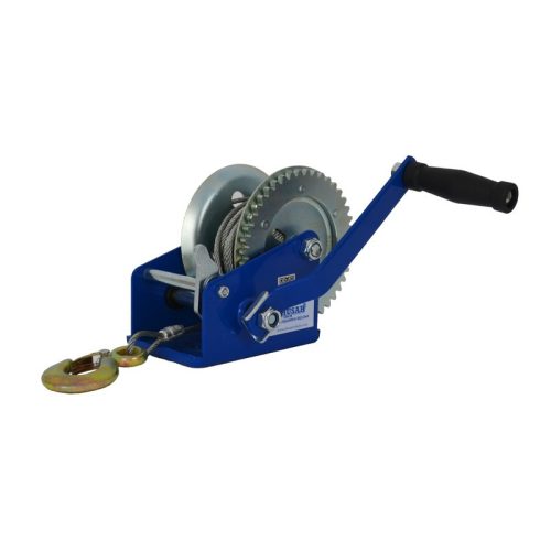 Troliu manual HusarWinch R 1200 lbs (540 kg) cu cablu de oțel