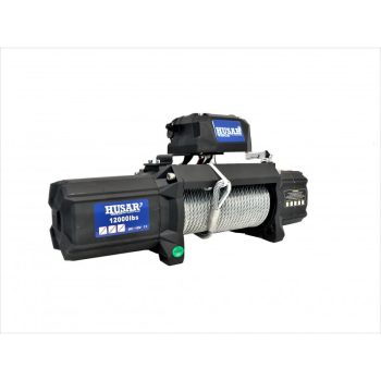   Troliu electric HusarWinch S 12000 lbs (5443 kg) cu cablu de oțel
