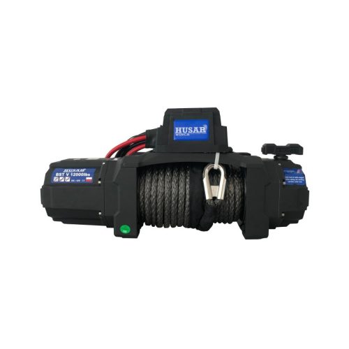 Troliu electric HusarWinch Vm 12000 lbs (5443 kg) cu cablu sintetic