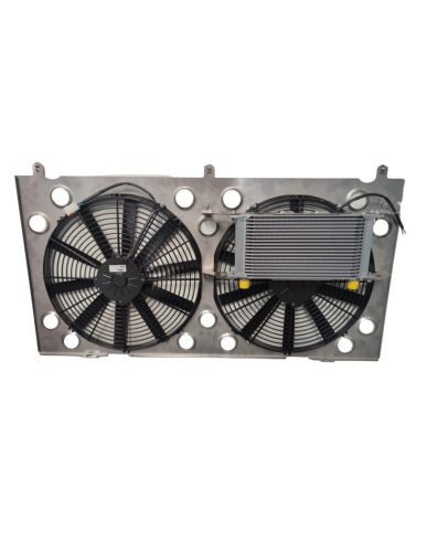 Placă de deflector de aer din aluminiu pentru radiatorul cu 2 ventilatoare Nissan Patrol Y61