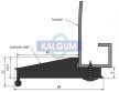 Kalgum, overfendere universale de cauciuc pentru aripi 4,5 cm K45