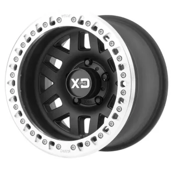   Alumínium felni 17x9 ET-38 8x165.1 KM229 Satin Black Machined Beadlock KMC