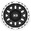 Alumínium felni 17x9 ET-38 8x165.1 KM229 Satin Black Machined Beadlock KMC