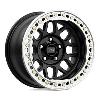   Alumínium felni 17x8.5 ET0 6x139,7 KM235 Grenade Crawl Beadlock Satin Black KMC