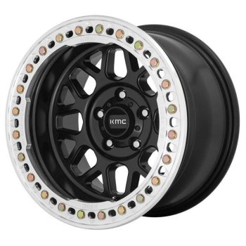   Alumínium felni 17x9 ET-38 5x127 KM235 Satin Black Beadlock KMC
