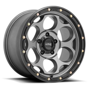   Alumínium felni 17x8.5 ET18 5x127 KM541 Dirty Harry Satin Gray W/ Black LIP KMC