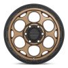   Alumínium felni 18x8.5 ET0 6x139,7 KM541 Dirty Harry Matte Bronze W/ Black LIP KMC
