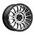 Alloy Wheel 17x8 ET35 5x114.3 KM542 Impact Satin Black Machined KMC