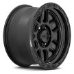 Alumínium felni 17x8.5 ET0 5x127 KM544 Satin Black/Gloss Black Lip KMC