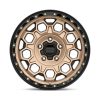   Alloy Wheel 17x9 ET18 5x127 KM545 Trek Matte Bronze W/ Black LIP KMC
