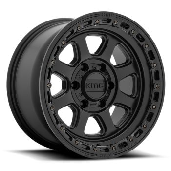   Alumínium felni 17x9 ET0 6x135 KM548 Chase Satin Black W/ Gloss Black LIP KMC