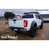   Evazări din plastic Kut Snake pentru Nissan Navara D23 NP300 fără rezervor AdBlue 50 mm SETUL DIN SPATE