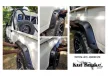 Evazări din plastic Kut Snake pentru Toyota Land Cruiser 79 pick-up cabină simplă 2007-> 50mm