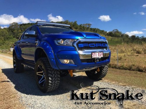 Evazări din plastic Kut Snake pentru Ford Ranger PX  2011-> 95mm MONSTER suprafață netedă