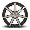   Alumínium felni 20x9 ET35 5x114.3 M150 Verona Matte Black Machined Niche Road Wheels
