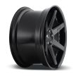 Alumínium felni 19x8.5 ET35 5x114.3 M192 Altair Gloss Black Matte Black Niche Road Wheels