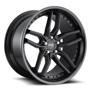   Alumínium felni 19x8.5 ET35 5x120 M194 Methos Gloss Black Matte Black Niche Road Wheels