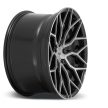 Alumínium felni 22x10 ET30 5x130 M262 Mazzanti Gloss Black Brushed Face Niche Road Wheels