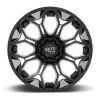   Alumínium felni 20x10 ET-18 6x135/6x139,7 MO808 Sniper Gloss Black Milled Moto Metal