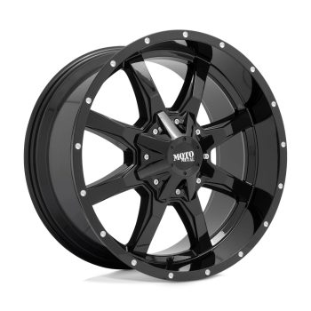   Alumínium felni 20x9 ET0 5x127/5x139.7 MO970 Gloss Black W/ Milled LIP Moto Metal
