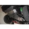  Set protecție placa de bază din aluminiu More4x4 pentru Toyota Hilux Vigo 2011-2015 (2buc/seturi) Pentru bara Z014