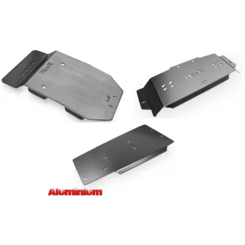   Set protecție placa de bază din aluminiu More4x4 pentru Toyota Land Cruiser J150 2017+ (3 seturi) diesel