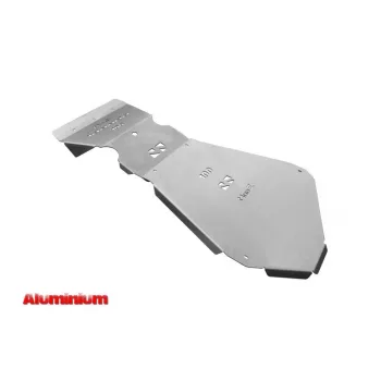   Set protecție placa de bază din aluminiu More4x4 pentru Toyota Land Cruiser J100 benzină -Pentru bara Z028 (2bucăți/set)