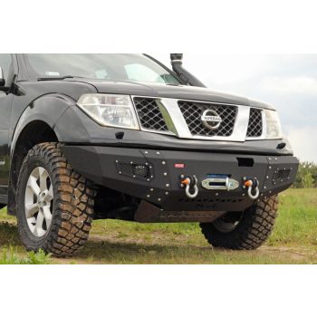   Bumper din oțel pentru bara față MorE4x4 pentru Nissan Navara D40 / Pathfinder R51 (2005-2014)