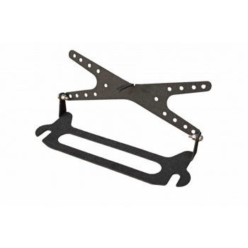   MORE4x4 suport de plăcuță de înmatriculare pliabil pentru hawse fairlead