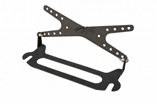 MORE4x4 suport de plăcuță de înmatriculare pliabil pentru hawse fairlead