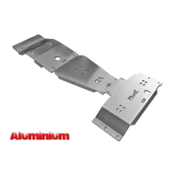   Set protecție placa de bază din aluminiu More4x4 pentru Toyota Land Cruiser J120 (3/buc seturi)