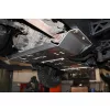   Set protecție placa de bază din aluminiu More4x4 pentru Toyota Land Cruiser J120 (3buc/ seturi) Pentru bara Z001