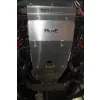   Set protecție placa de bază din aluminiu More4x4 pentru Toyota Land Cruiser J120 (3buc/ seturi) Pentru bara Z001